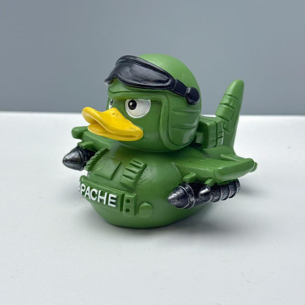 Veteran Tribute Resin Duck Ornament: Hot-Selling Officer Duck Tank & Airplane Design