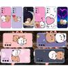 CJ21 BUBU DUDU Transparent Phone Case for LG K22 K30 K40 K40S K41 K42 K50 K50S K51 K51S K52 K61 K62 K71 K92 Q60 Q61 V40 V50 V60