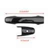 For Honda Civic Coupe 2 Door 2006 2007 2008 2009 2010 2011 Car Carbon Fiber Style Exterior Door Handle Moulding Cover Trim Decor