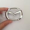 1pcs 3D ABS for Mazda 57x45mm 67x53mm Car Steering Wheel covers emblem Sticker steer wheel Badge Decal styling auto Accessories