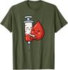 Kawaii Phlebotomist Krankenschwester Humor Blutentnahme Süße Spritze T-Shirt Mädchen Mode Lustig Blutspender Labor Witz Tee Y2k Kunst Pädiatrisch