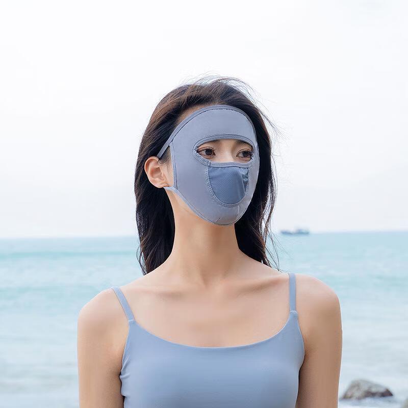 

MEET SUNNY Women s Ice Silk Sun Protection Mask (2-Pack) One Size