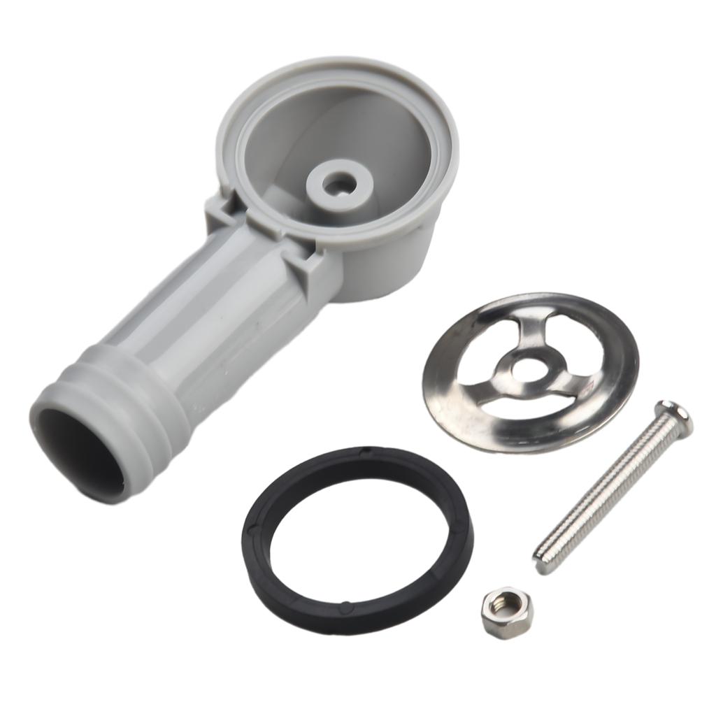 Flexibilní přepadový otvor Převodka 125351 pro kuchyňský dřez Náhradní díl pro výpustný ventil Zátka Přepadová trubka