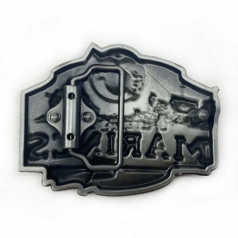 US Marine Corps Landing Ship Retro Punk Belt Buckle