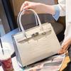 Large Bag Light Luxury Niche High-end Crocodile Pattern Tote Bag Large Capacity Versatile Commuter Shoulder Bag Women