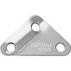 Captain Stag Ua 4559 [flexible Aluminum  Triangular  Set Of 10  Hole Diameter  5mm  Silver]
