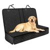 Car Back Seat Pet Cushion Waterproof Dog Seat Cover Supplies Double Zipper Waterproof Adjustable Strap Back Seat Pet Cover
