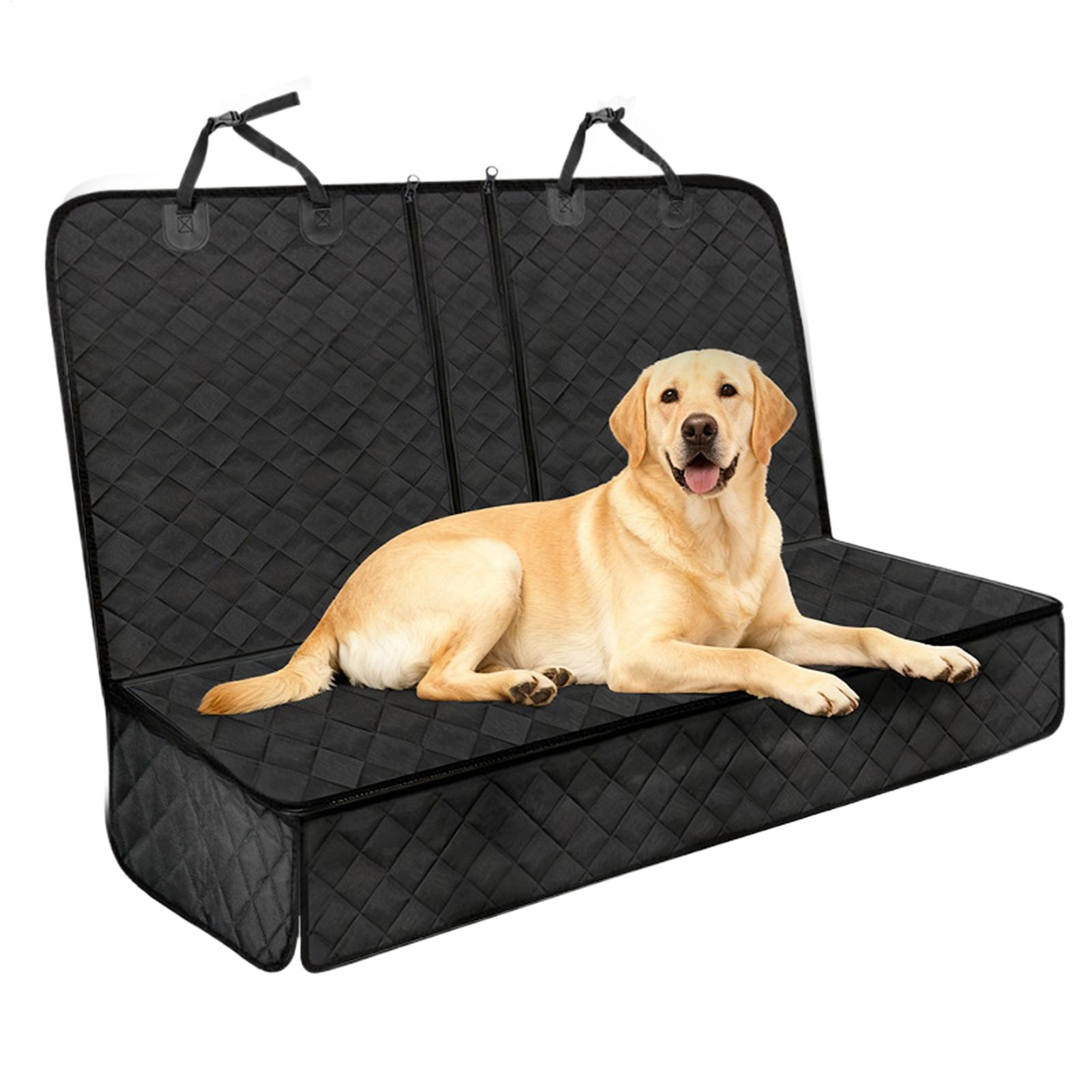 

Подушка для домашних животных на заднее сиденье автомобиля, водонепроницаемая накидка на сиденье для собаки, товары, двойная молния, водонепроницаемый регулируемый ремень, чехол для домашних животных на заднее сиденье CHINA