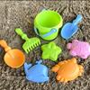 Non-Toxic Children'S Beach Toy Set Baby Playing In Water And Sand Shovel Beach Bucket Sand Digging Tool Plastic Bucket Watering Toy Sets