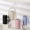 Intelligent 316 Stainless Steel Insulated Cup Business Temperature Control Tea Separation Cup Frosted With Handle Office Cup Gift YLE31