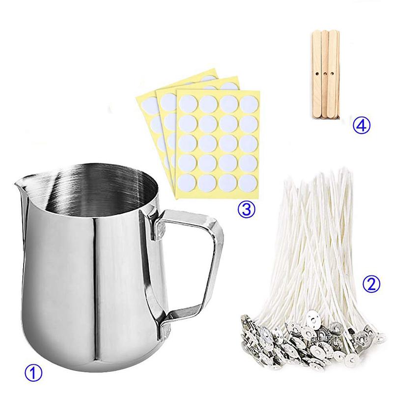 DIY Candle Making Supplies Kit Scented Candle Making Tool Wax Melting Material Kit Handmade Aromatherapy Crafts Christmas Gifts