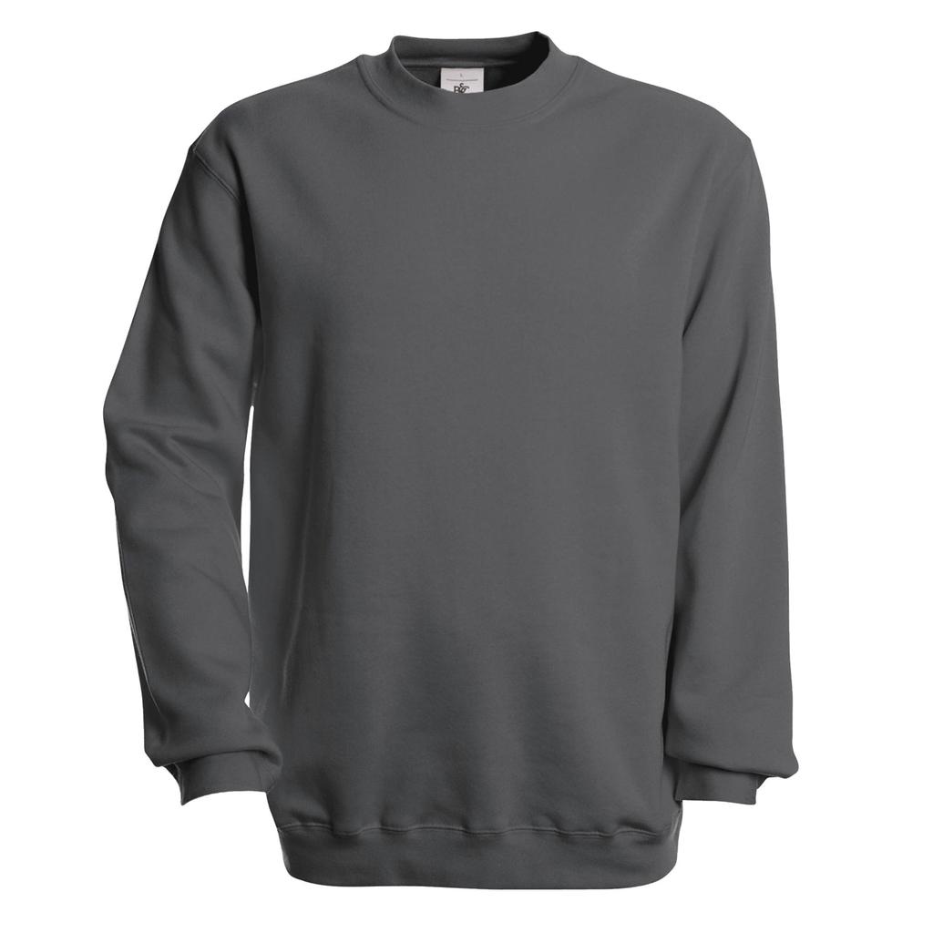 B&C Unisex Set In Modern Cut Crew Neck Sweatshirt