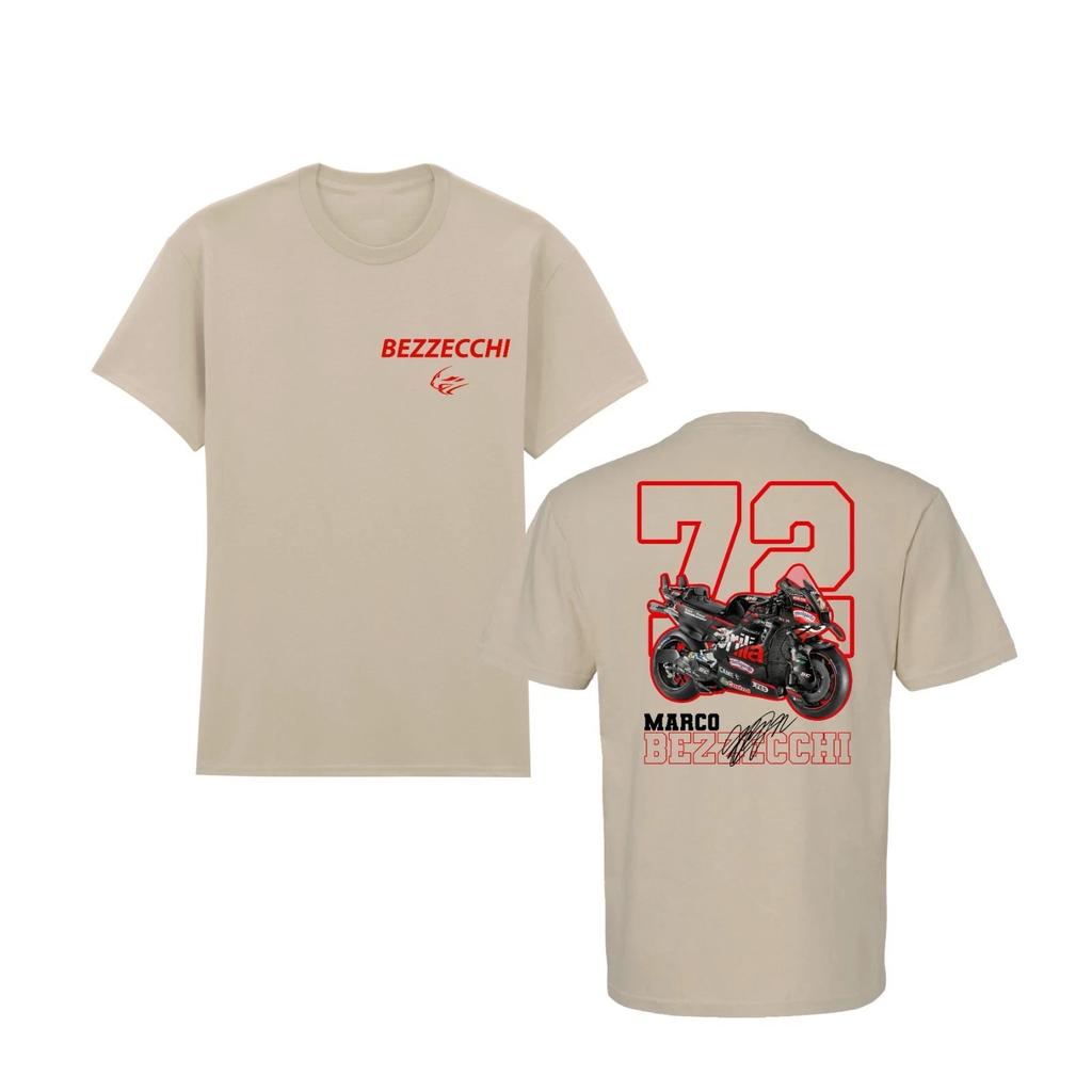 Motogp Marco Racing T-Shirt Fahrer Nummer 72 Motorrad T-Shirt Bike Liebhaber Geschenk HighEnd Luxus Unisex Stil Sowohl Unisex Als Auch Unisex