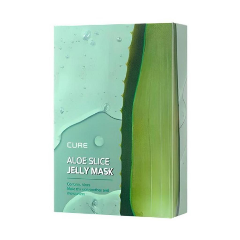 Kim Jeong Moon Aloe La Sense Aloe Cure Slice Jelly Maskenpackung (10 Stück)