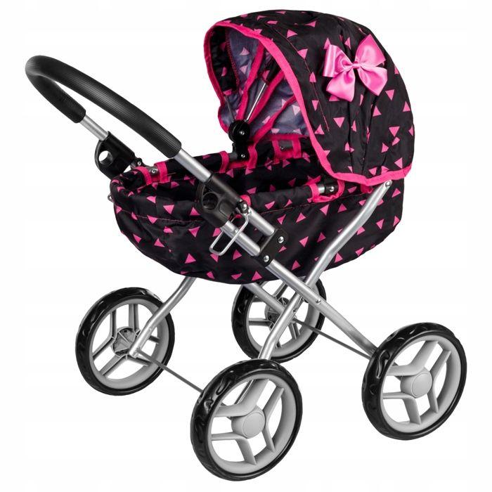 Poussette Landau Pour Poupée Avec Capote Réglable, Roues Souples Et Cadre Aluminium - Kinderplay (KP0260R)