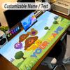 Large Mouse PadHey Duggee Custom Name Text Personalized Desk Mat Non Slip Gaming Pad