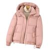 Women's Down Cotton Jacket Short Style New Korean Version Hooded Thickened Cotton Coat for Petite Women Winter Cotton Outerwear