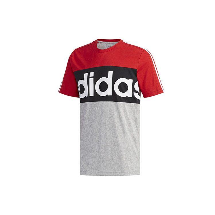 Adidas T Shirt Men's Red Black Gray FL0294
