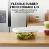 Food Grade Silicone Lunch Box Portable Leakproof Bento Container For Microwave And Fridge Use