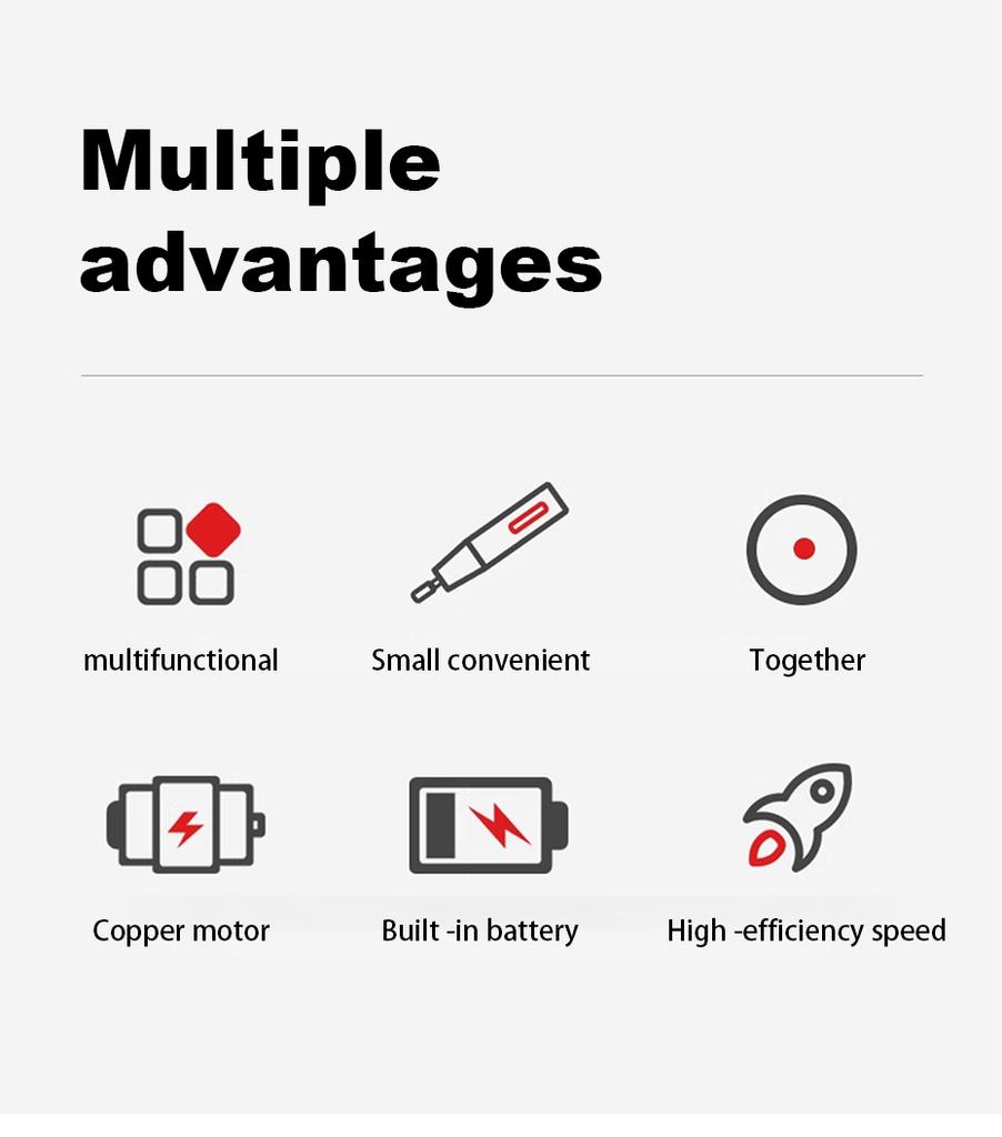 Cordless Power Rotary Tool 5 Speed Mini Handheld Drill for Engraving, Sanding, Polishing, Carving, Cutting, DIY Crafts