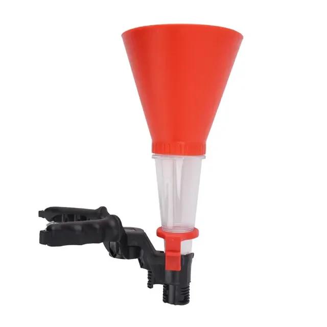 Universal Car Engine Oil Funnel Set Precision Clamp Leak-Proof PVC Versatile Tool for Hassle-Free Auto Filling Maintenance