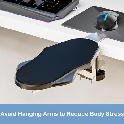 1pc Desktop Elbow Rest Desktop Armrest Computer Hand Rest Wrist Elbow Rest Ergonomic Office Armrest Foldable and Rotatable