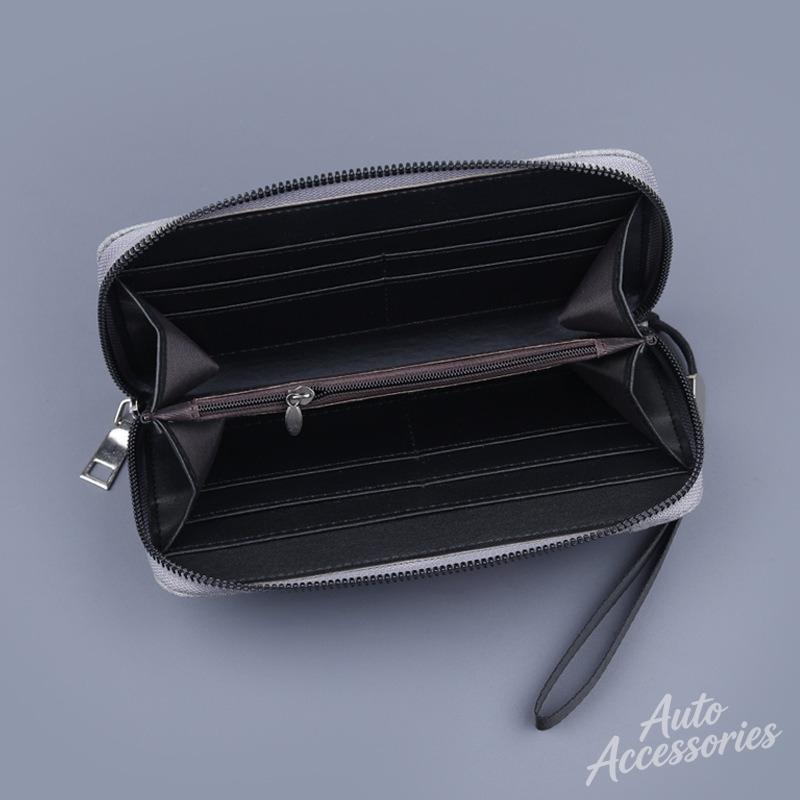 For Porsche Macan Panamera Cayenne Cayman 911 Business Wallet Handbag Credit Card Money Pouch Canvas Purse Card Holder stickers CY5