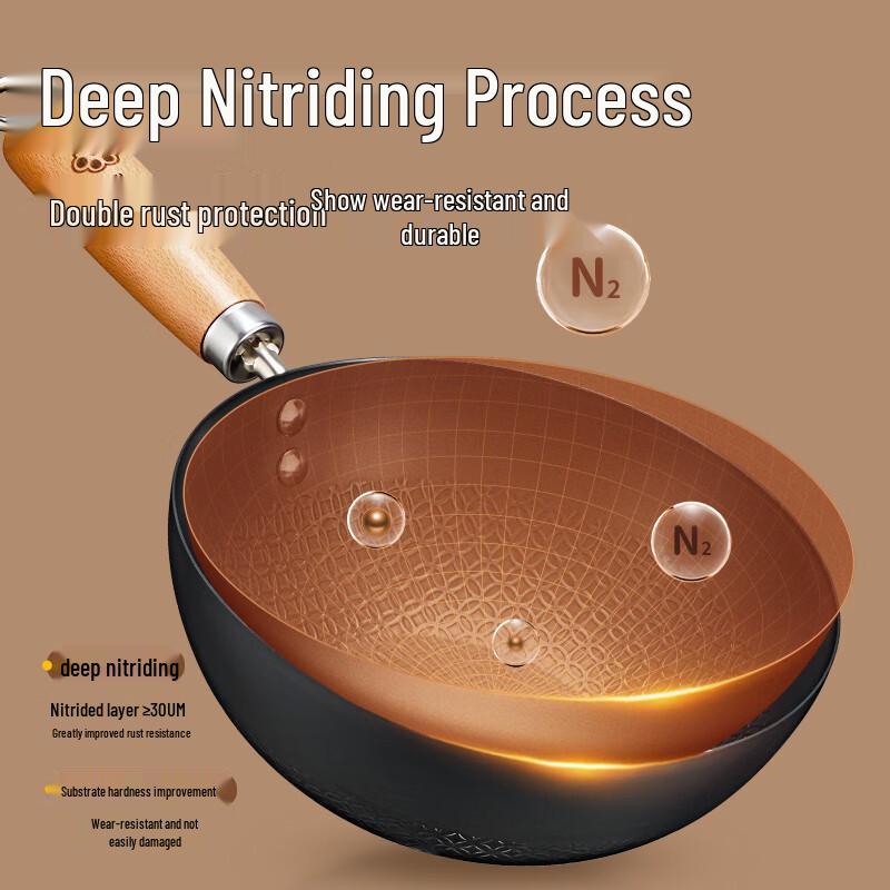 COOKER KING 20cm Meow Meow Small Iron Wok