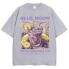Blue Moon Over Brooklyn Banana Smoothie T Shirt Men Women Fashion Aesthetic T-shirt Oversized Cotton  Casual T Shirts