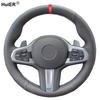 Handgenähtes Auto-Lenkradbezug Funda Volante Für BMW M Sport G30 G31 G32 G20 G21 G14 G15 G16 G01G02 G05 Autozubehör
