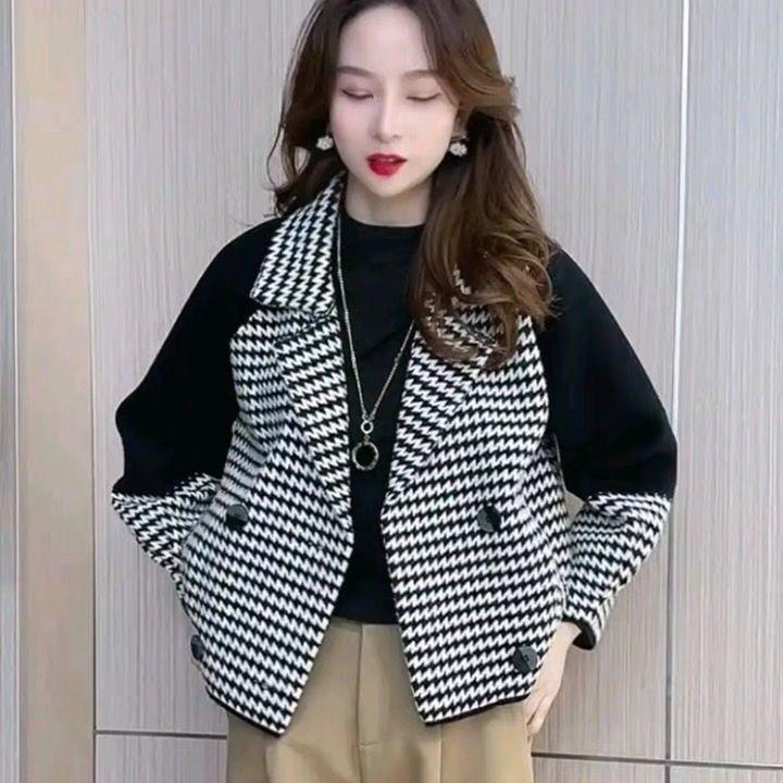 Cardigan court en tricot pour femmes, nouveau Style, vêtements épais, veste pull ample pour l'automne et l'hiver