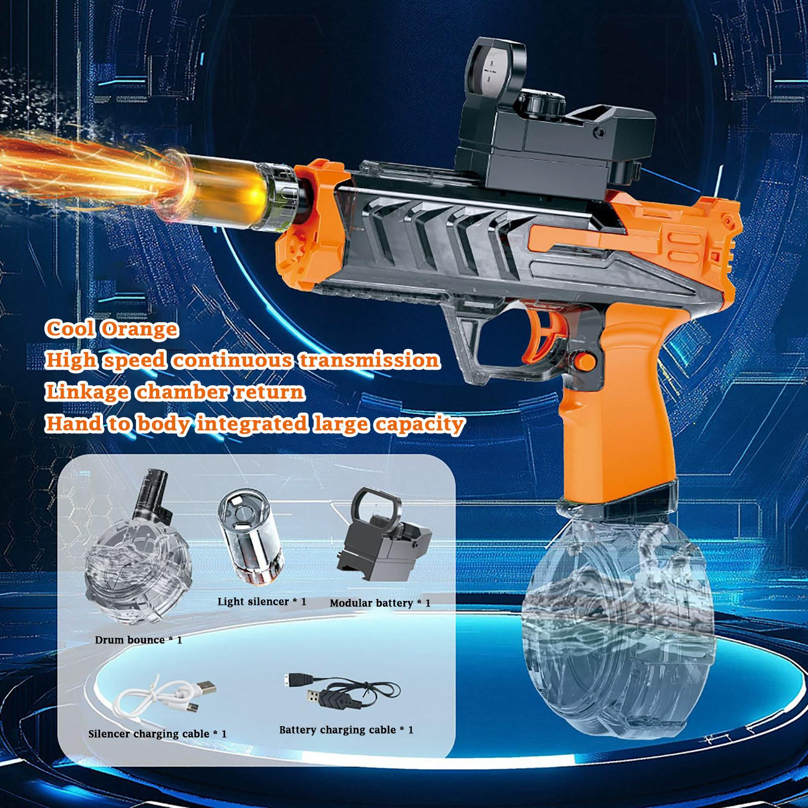 

Firelight Ice Dragon Electric Water Manual And Automatic High-voltage Summer Toy Water One Size помаранчевий