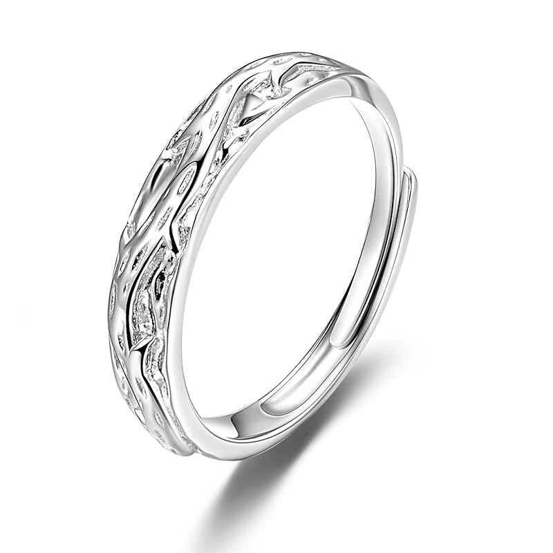 

[FANCIME] чоловіча каблучка [Любов і троянди] каблучка ширина 4,05 мм срібло Виготовлено з чистого срібла безкоштовний розмір ювелірна винагорода Різдво хлопець річниця день народження