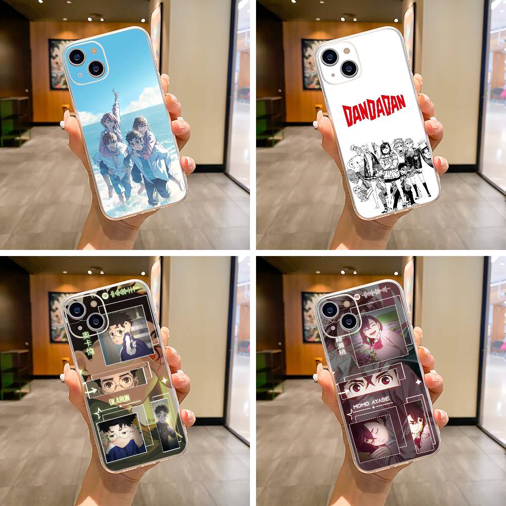Popular anime-D-Dandadan Phone Case For iPhone17,16,15,14,13,12,11 ,Pro Max,16/15/14 Plus Transparent Cover