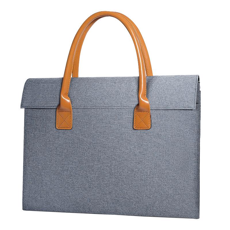 TS JYL laptop bag,Laptop Handbag 14 16 Inch Business Document Bag Portable Briefcase