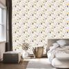 Scandinavian Leaves Wallpaper for Living Room and Bedroom 50x1000