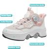 Outdoor Kinder 4-Rad Rollschuhe für Jungen Mädchen Mode Deformations-Sneaker mit Rädern Unisex Skating Sportschuhe