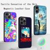 Classic girl Yatsura LUM classic anime Phone Case For iPhone 17 16 15 14 13 12 Plus Pro Max  High-end Luxury Magsafe Sheepskin