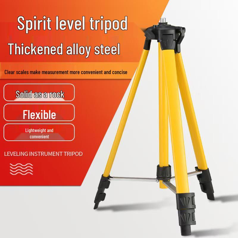 Retractable Tripod for Laser Leveler: Floor, Wall, and Infrared Accessories Thick 1m Tripod