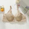Women's Large Size Underwear Lace Push Up Bra Thin Cotton Cup Underwear