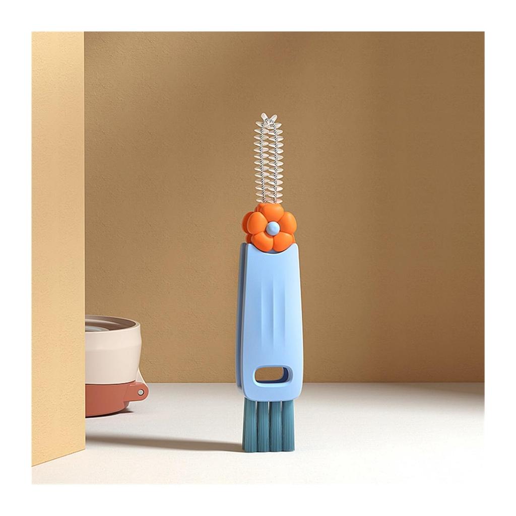 1PC 3 In 1 Cup Lid Cleaning Brush,2024 New Crevice Cleaning Brush for Bottle Gap Tight Spaces Coffee Thermos Cup Kitchen Tools