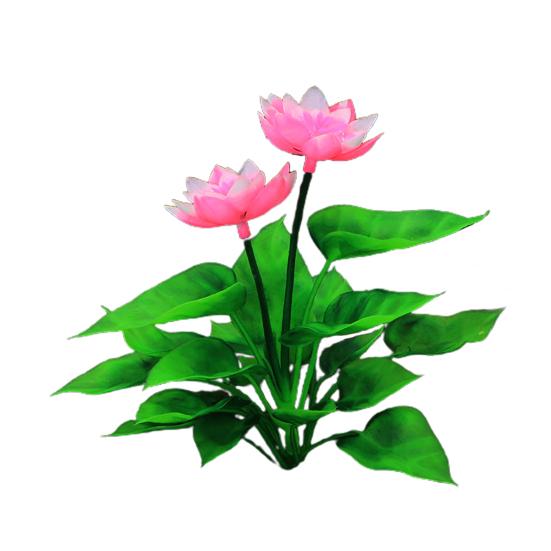 

Аквариумное украшение Невыцветающие водные аксессуары Яркий цвет Имитация цветка Ландшафтный декор для дома D