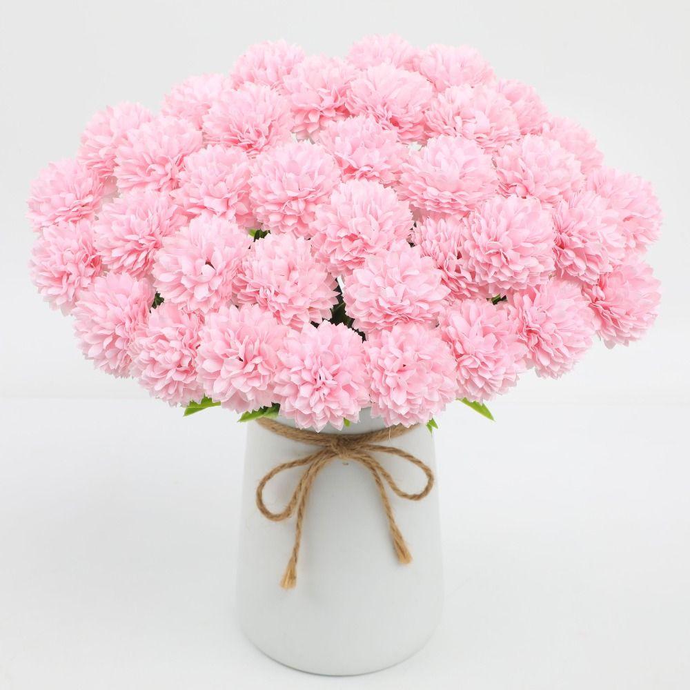 Hydrangea Artificial Flower Silk Non-Fading Arrange Flower Bouquets Ins Style Simulation Fake Flower Bouquet