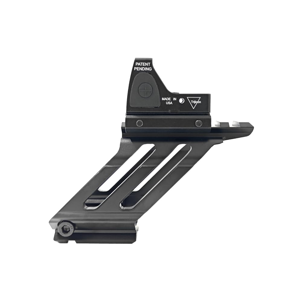 APLUSGEAR Universal Handgun Combination Set, RMR-Type Replica Side-Operated Reflex Red Dot Sight and Mounting Base [Parallel Import]