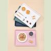 2 Packs Plastic Rectangular  Cafeteria Tray Non-Slip Fast Food Trays  Restaurant
