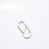 2pcs S Shape Carabiner Aluminum Alloy 8 Figure Clip for Outdoor Water Bottle Keychain Hooks hiking Fishing Hooks
