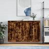 VidaXL Wall Cabinets 2 Pcs Smoked Oak Engineered Wood 3198046
