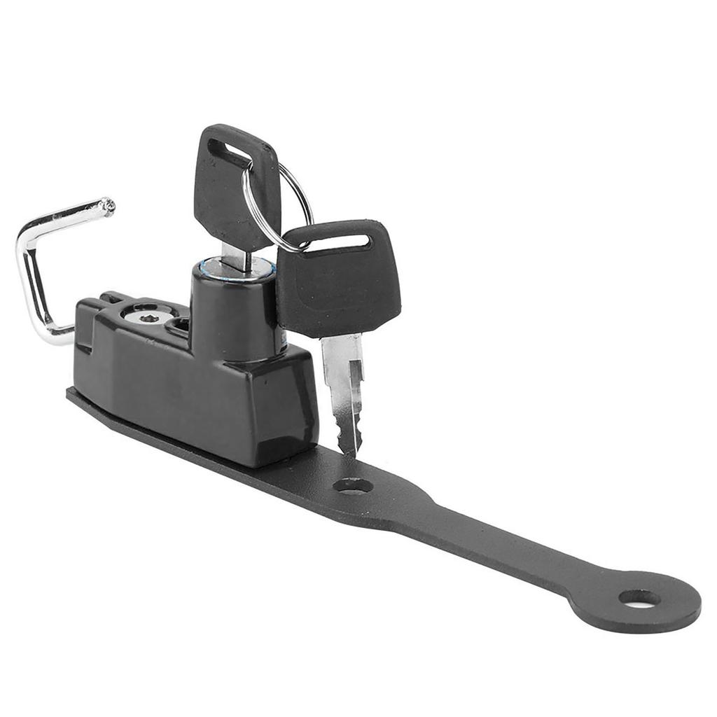 Motorcycle Anti Theft Helmet Lock Left Side Fits for CBR400R CBR500R CB500F(Black )