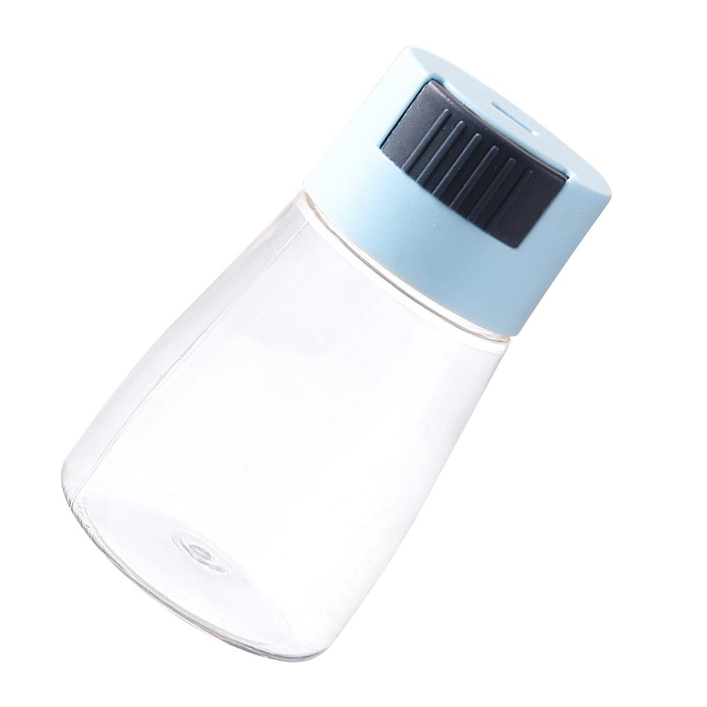 Salt Shaker Press Type Multifunctional Plastic Quantitative Spice Dispenser Seasoning Bottle Blue