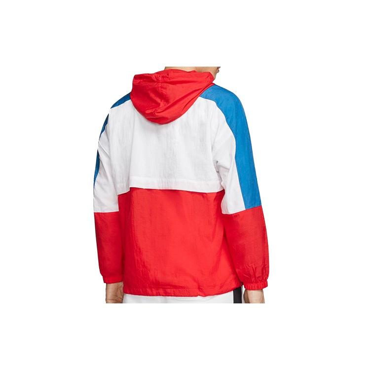 Nike Jackets Men's University Red/White/Industrial Blue Stand Collar Moderate Other CJ4561-657